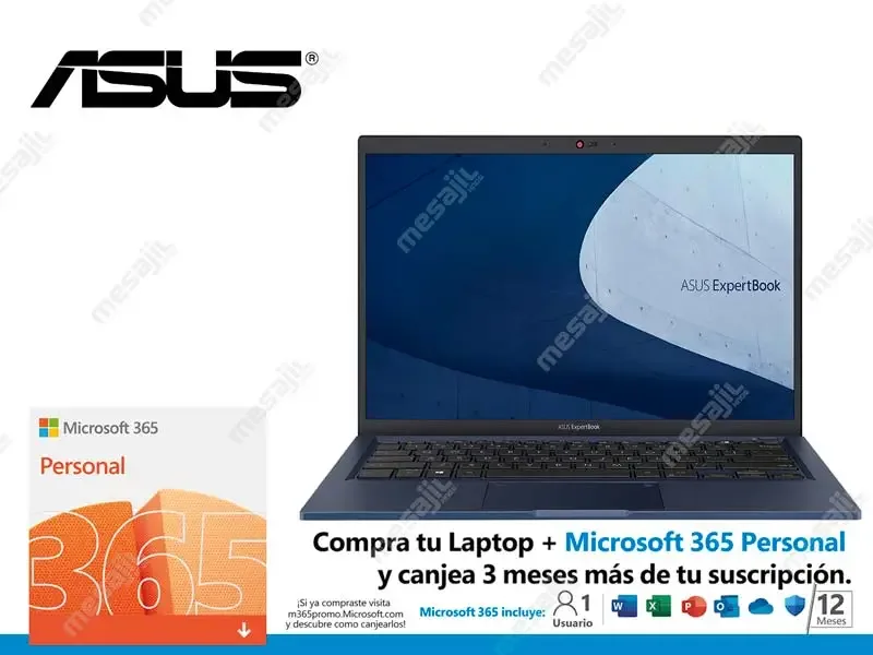 Laptop ASUS ExpertBook B1400CEAE-EK2457R Intel Core i7-1165G7 8GB/SSD 512GB/14"/W10P