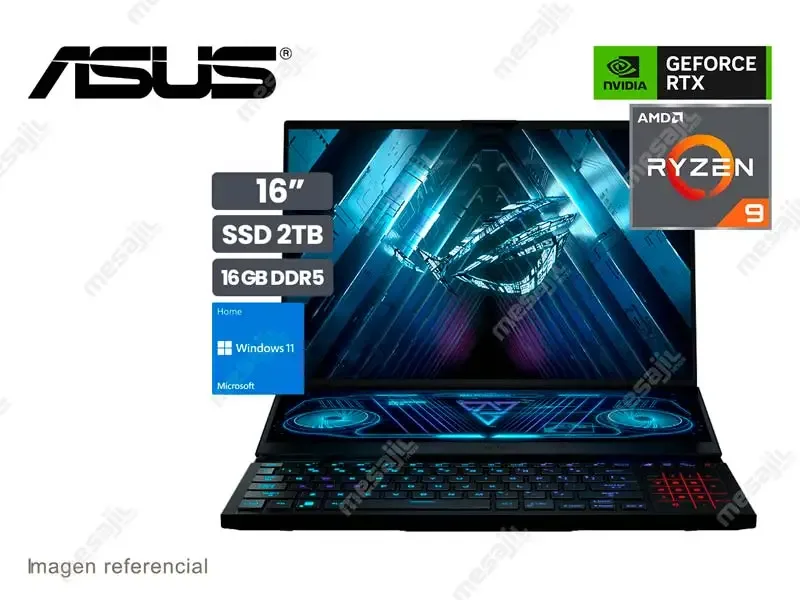 Laptop ASUS Gaming ROG Zephyrus Duo 16 GX650 GX650PY-NM005W AMD Ryzen 9-7945HX 32GB/SSD2TB/V16GB RTX4090/16"/W11H