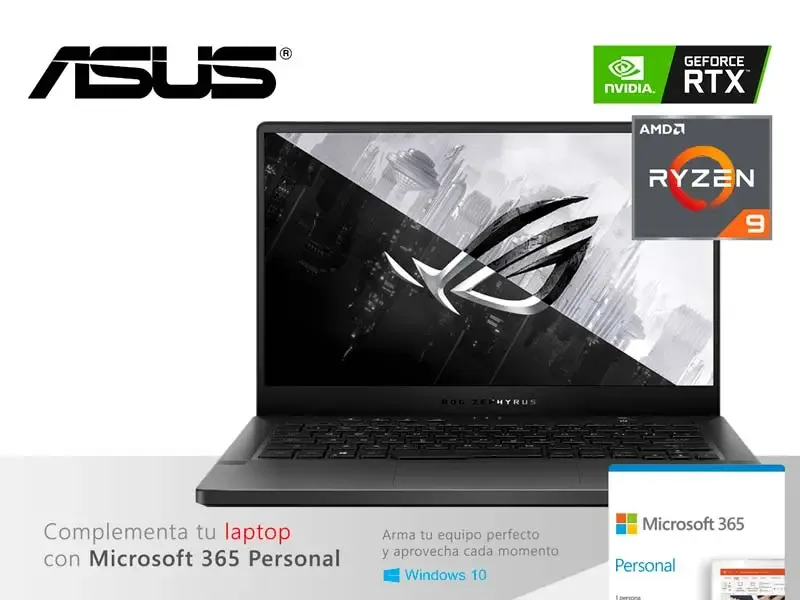 Laptop ASUS ROG Zephyrus AMD Ryzen 9 4900HS 16GB/1TB M.2/ RTX2060/14"