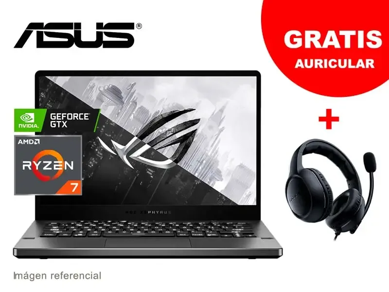 Laptop ASUS ROG Zephyrus G14 GA401II-HE003T AMD Ryzen 7 4800HS 16GB/SSD512GB/V4G/W10H/14"