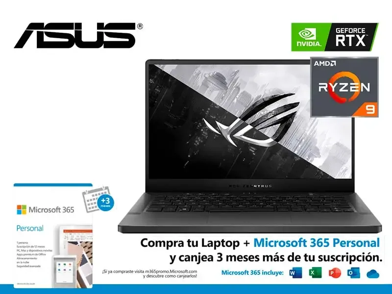 Laptop ASUS ROG Zephyrus G14 GA401IV-HA381T AMD Ryzen 9 4900HS 16GB/1TB/V6G/W10H/14"