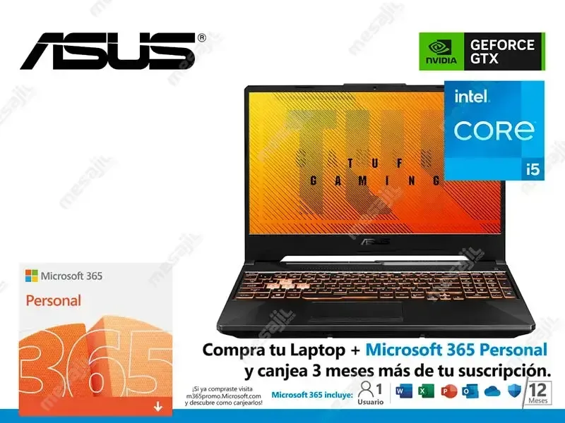 Laptop ASUS TUF Gaming FX506LH-HN004W Intel Core I5-10300H 8GB/SSD512GB/V4GB/15.6 FHD" Windows 11 home