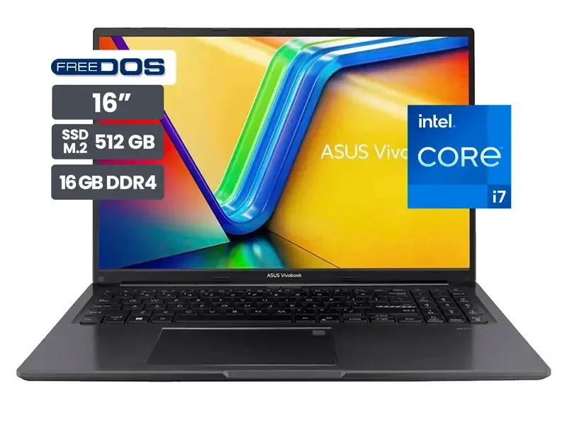 Laptop ASUS VivoBook 16 X1605VA-MB1440 16" Intel Core i7-13620H 16GB SSD512 No incluye Windows