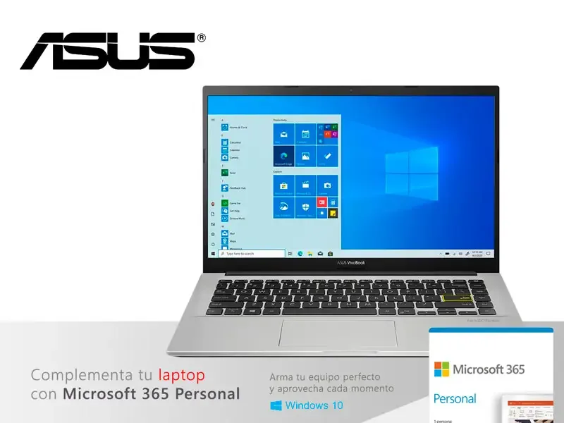 Laptop ASUS VivoBook X413J-211 Intel Core i3-1005G1 4GB/SSD128GB/W10H/14"
