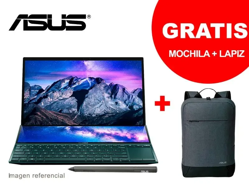 Laptop ASUS ZenBook Duo UX482EG-KA151T Intel Core i7-1165G7 16GB/1TB/V2GB/14"/W10