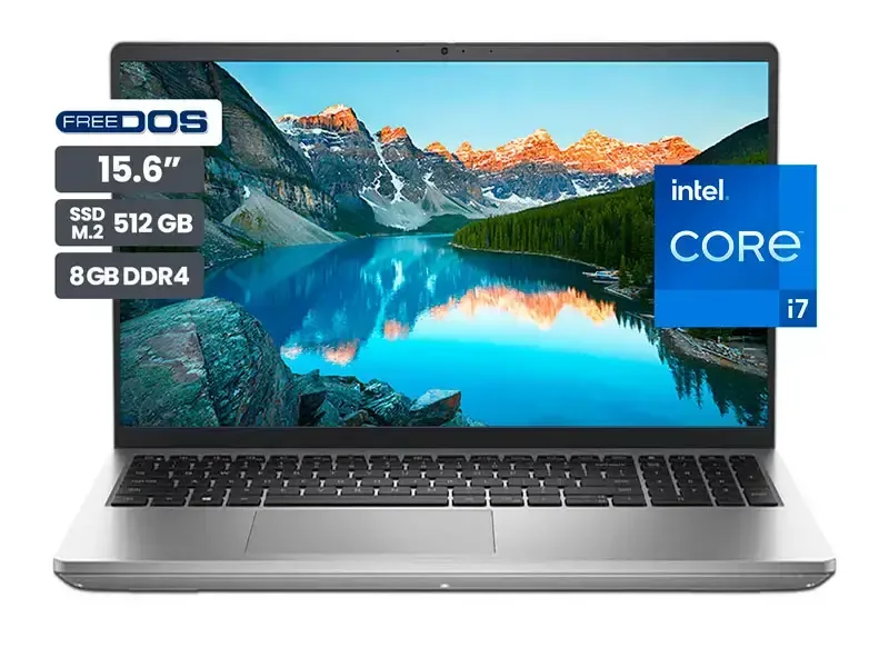 Laptop Core i7 1255U Dell Inspiron 15 3520 8GB/SSD512M.2/15.6" Ubuntu