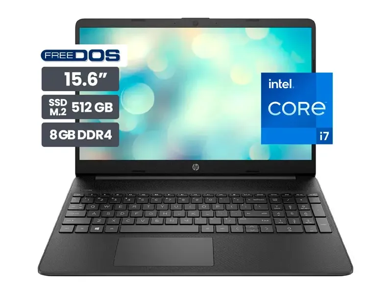 Laptop Core i7 1255U HP 15-DY5011LA 8GB/SSD512/15.6" FreeDos