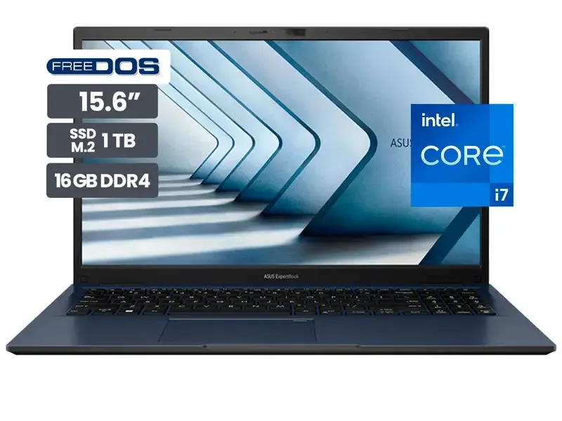 Laptop Core i7 1355U ASUS B1502CVA-NJ1091 16GB/SSD1TB/15.6/No incluye Windows