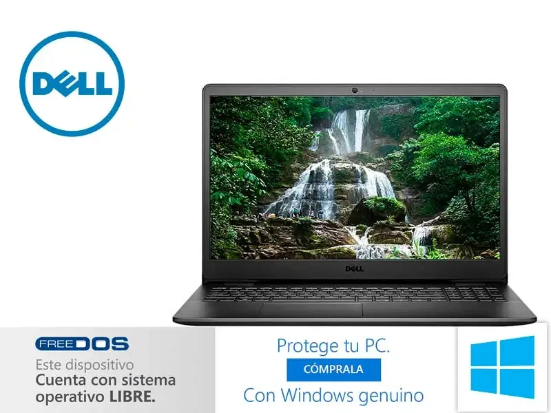 Laptop Dell Inspiron 15 3501 Intel Core i3-11155G4 8GB/SSD 256GB/15.6"/Linux No incluye windows
