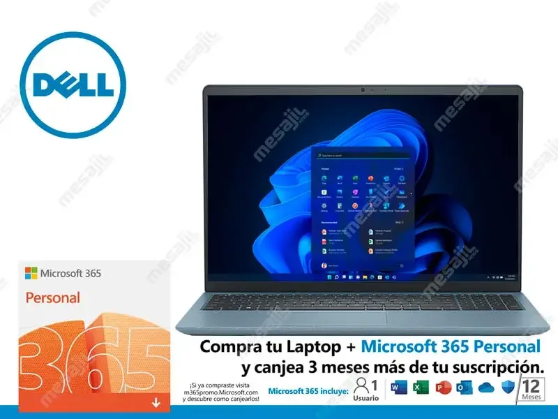 Laptop Dell Inspiron 15 3511 Intel Core i5-1135G7 8GB/1TB +SSD 256GB/MX350 V2GB/15.6" FHD W11 home