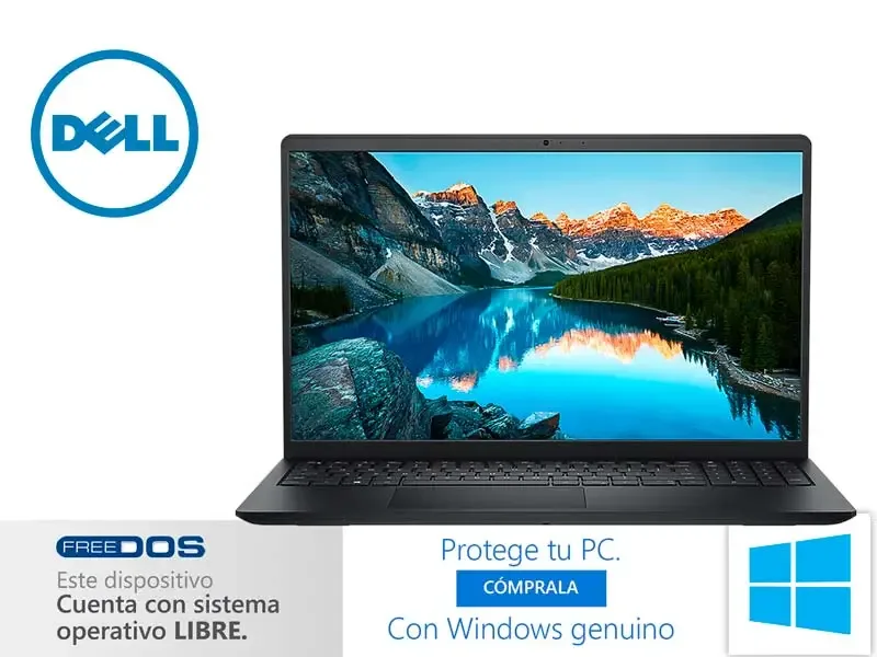 Laptop Dell Inspiron 15 3511 Intel Core i7-1165G7 8GB/SSD 256GB/15.6"/Ubuntu No incluye Windows