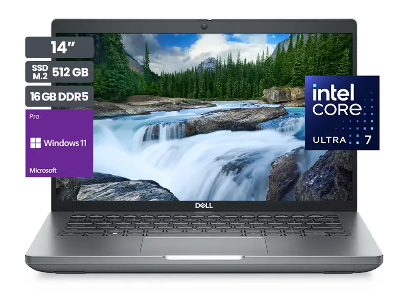 Laptop DELL Latitude 5450 14" Intel Core Ultra 7-155U 16GB SSD512  Wind11 Pro