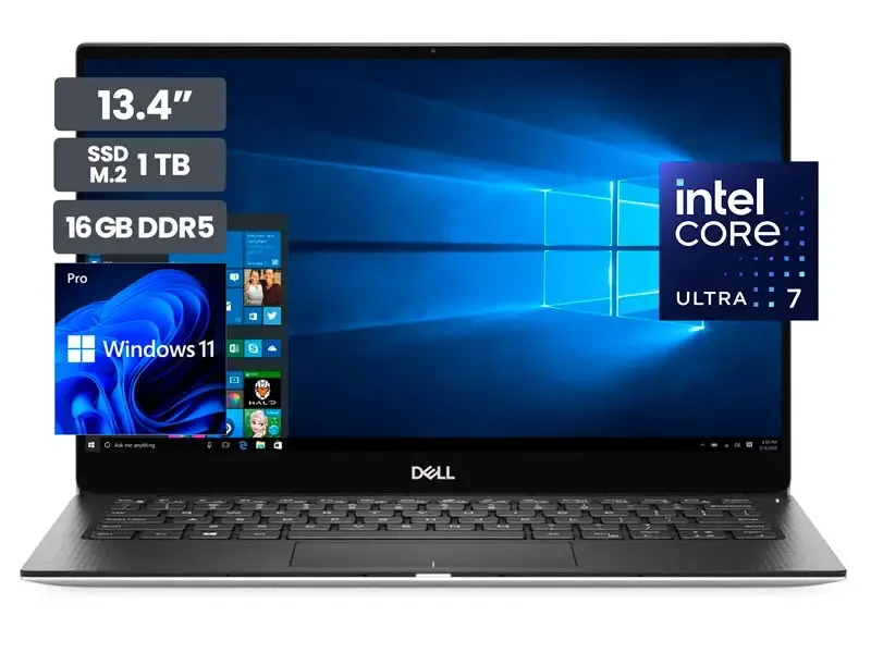 Laptop DELL XPS 13 9350 13.4" FHD Intel Core Ultra 7 256V 16GB SSD1TB Wind11 Pro
