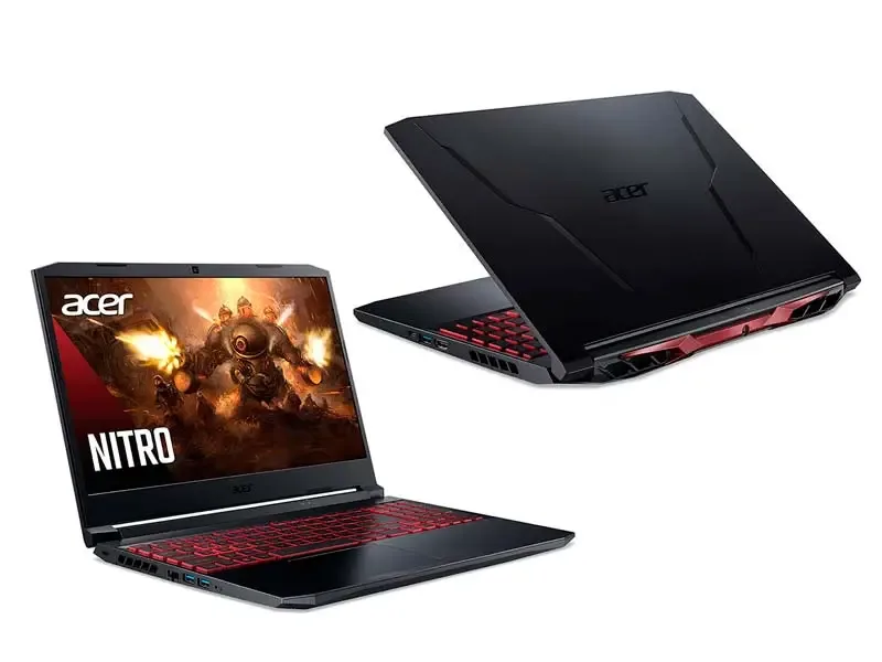 Laptop Gamer ACER Nitro 15.6" AMD Ryzen 5 5600H 8GB SSD512GB GTX1650 V4GB No Incluye Windows