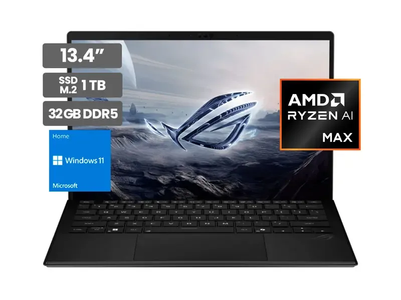 Laptop Gamer ASUS ROG Flow Z13 GZ302EA-RU062WAMD 13.4" Touch Ryzen AI MAX 32GB SSD1TB Wind11 Home
