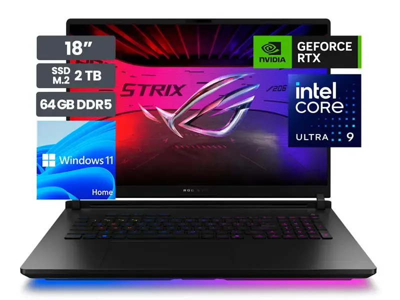Laptop Gamer ASUS ROG Strix SCAR 18 G835 G835LX-SA119W 18