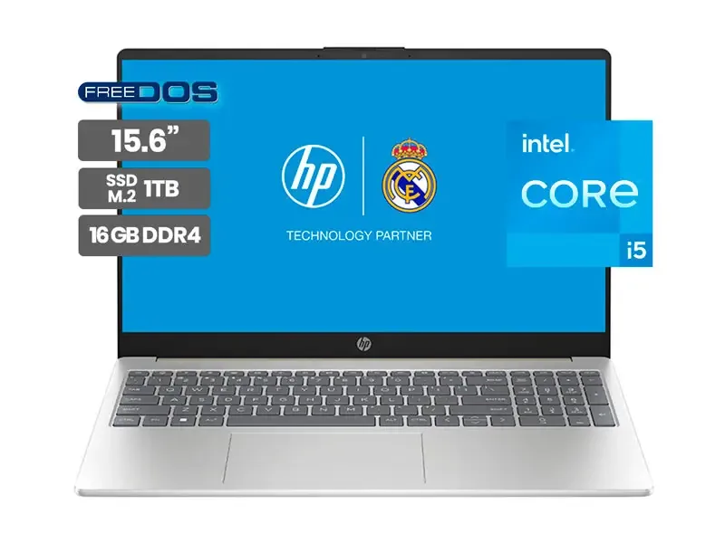 Laptop HP 15-FD0266LA 15.6" Intel Core i5-1334U 16GB SSD1TB No incluye Windows