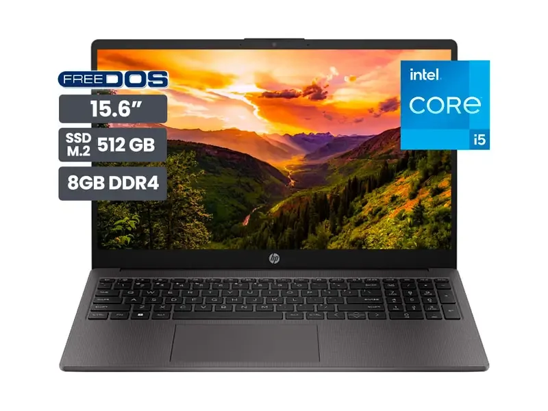 Laptop HP 250 G10 15.6" Intel Core i5-1334U 8GB SSD512GB No incluye Windows