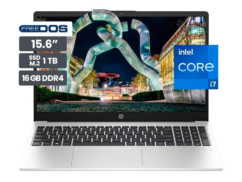Laptop HP 250 G10 15.6" Intel Core i7-1355U 16GB SSD1TB No incluye Windows