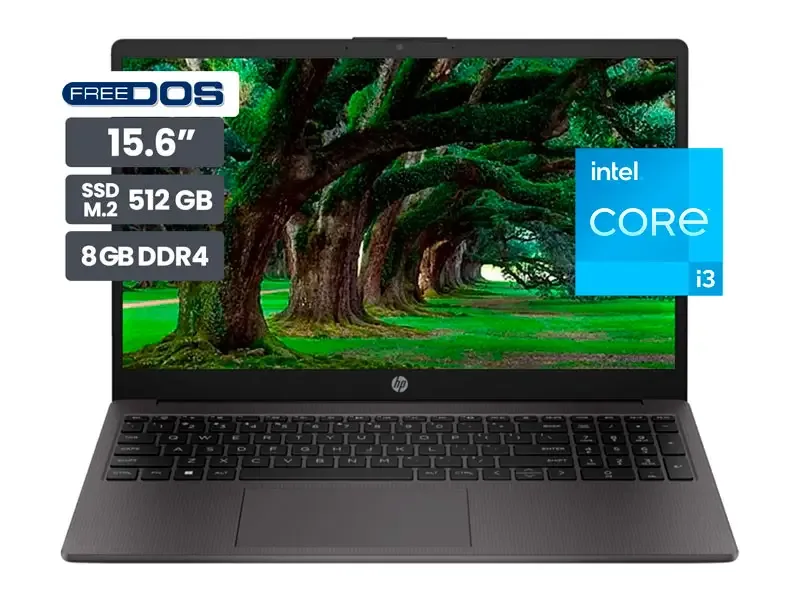 Laptop HP 250 G10 Intel Core i3-1315U 8GB/SSD512GB/15.6" /FreeDos