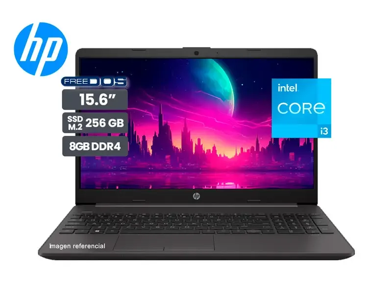 Laptop HP 250 G9 Intel Core i3-1215U 8GB/SSD256B/15.6" /FreeDos