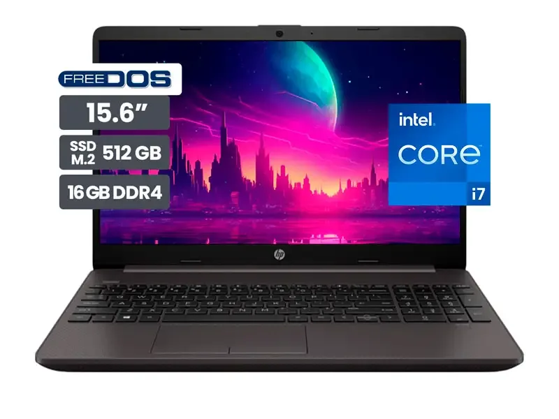 Laptop HP 250 G9 Intel Core i7-1255U 16GB/SSD512GB/15.6" /No incluye windows