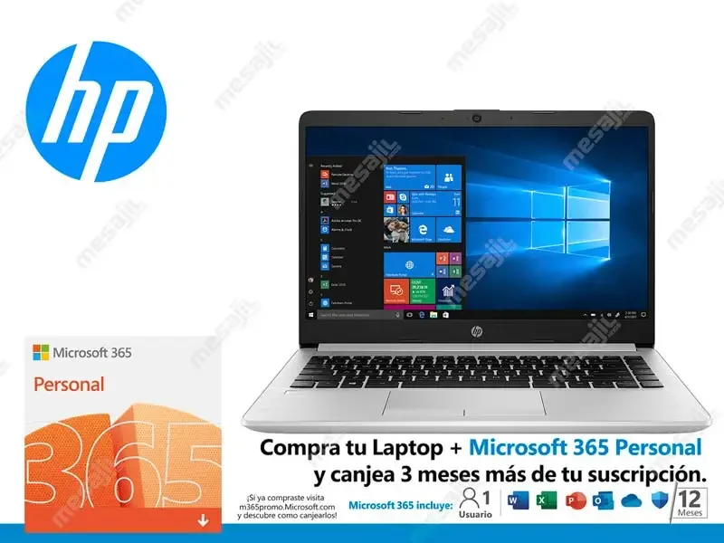 Laptop HP 348 G7 Intel Core i3-10110U 8GB/1TB/14"  W10 Pro