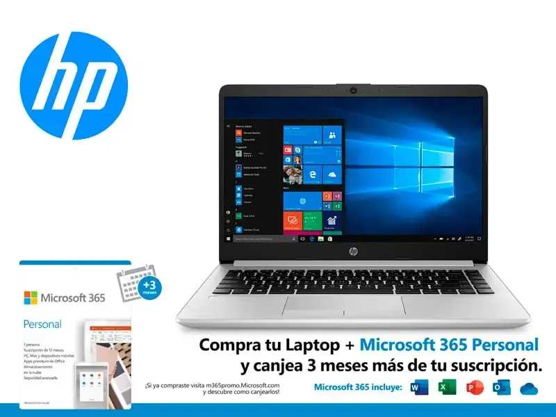 Laptop HP 348 G7 Intel Core i5-10210U 8GB/SSD 256GB/V2GB/14" W10P