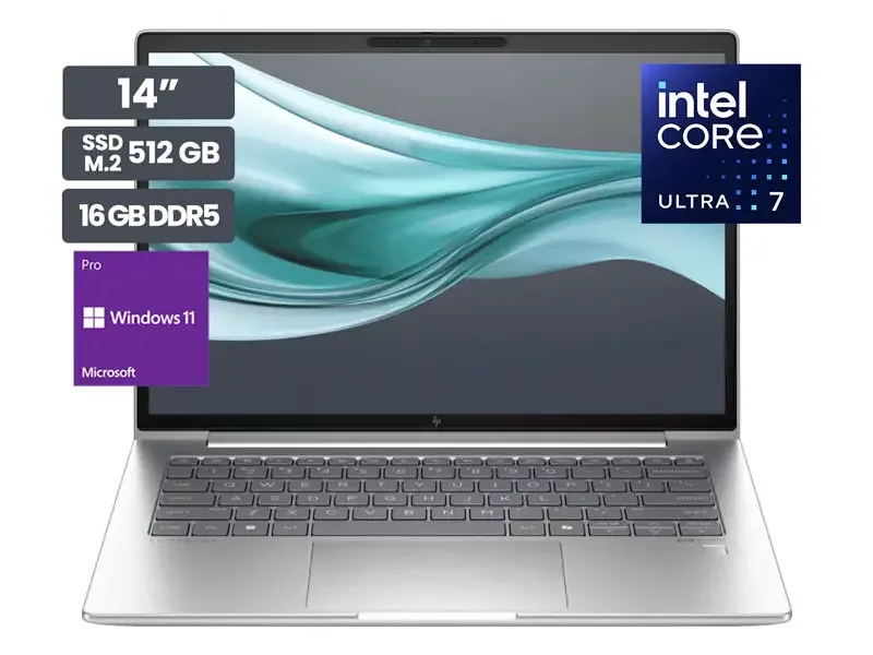 Laptop HP Elitebook 640 G11 14" Intel Core Ultra 7-155U 16GB SSD512GB Wind11 Pro