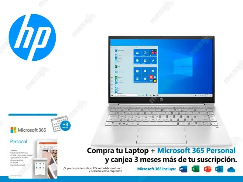 Laptop HP Pavilion 14-dv0502la Intel i5-1135G7 8GB/SSD 512GB+optane 32GB/14"/W11