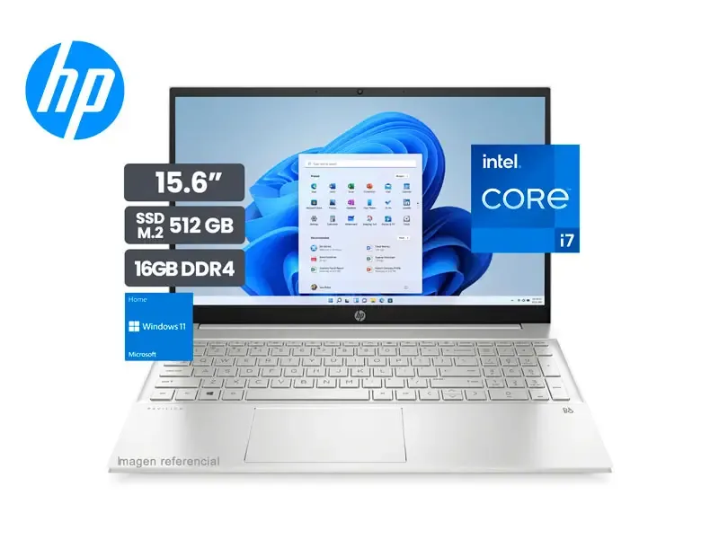 Laptop HP Pavilion 15-EG2522LA Intel Core i7-1255U 16GB/SSD512GB/15.6"/W11h/Silver