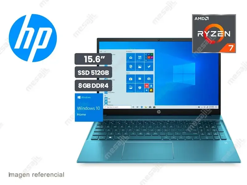 Laptop HP Pavilion 15-EH0010LA AMD Ryzen 7 4700U 8GB/SSD512GB/15.6"/W10H