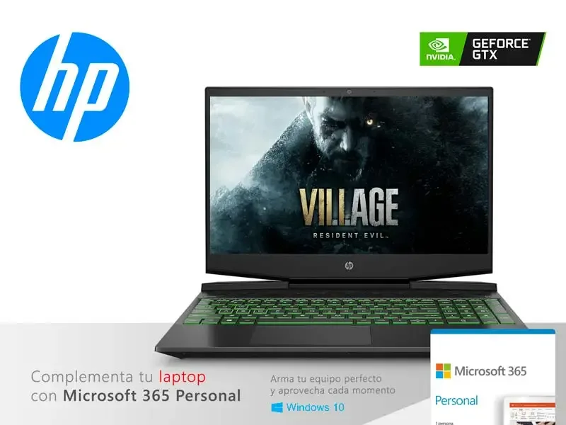 Laptop HP Pavilion Gaming 15-dk0006la Intel Core i7-9750H 12GB/1TB+SSD128GB/V4GB-GTX1650/15.6" W10