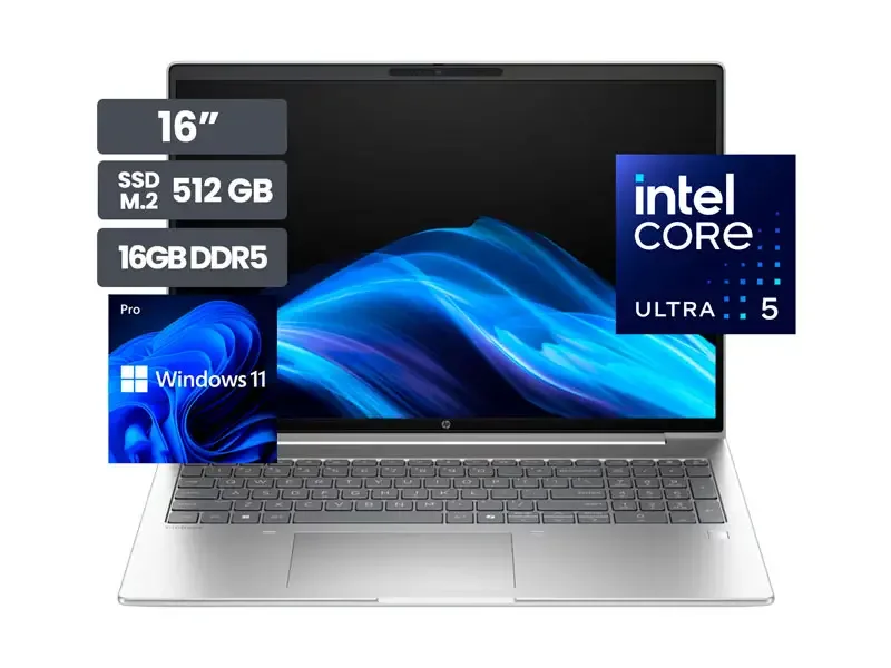 Laptop HP ProBook 4 G1i 16" Intel Core Ultra 5-225U 16GB SSD 512GB Wind11 Pro
