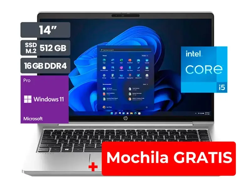 Laptop HP ProBook 440 G10 Intel Core i5-1335U 16GB/SSD512GB/14" FHD/W11Pro