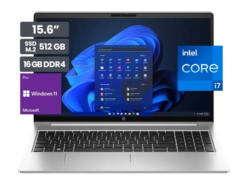 Laptop HP ProBook 450 G10 15.6" Intel Core i7-1335U 16GB SSD512GB Wind11 Pro