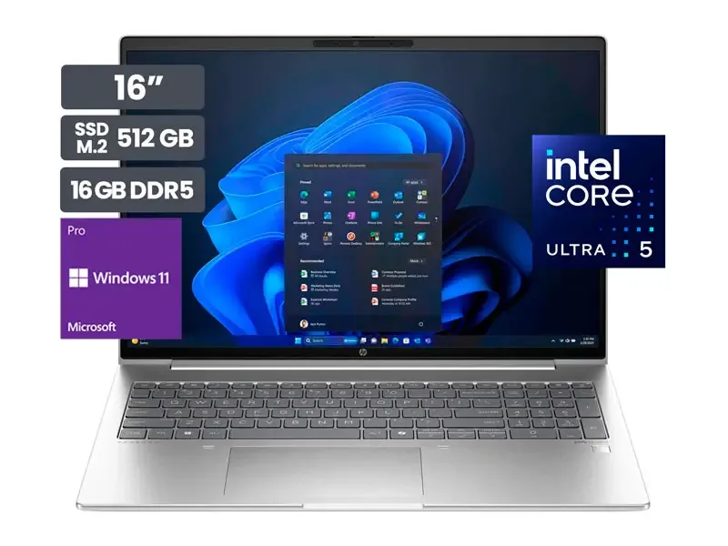 Laptop HP ProBook 460 G11 16" Intel Core Ultra 5-125U 16GB SSD512GB Wind11 Pro