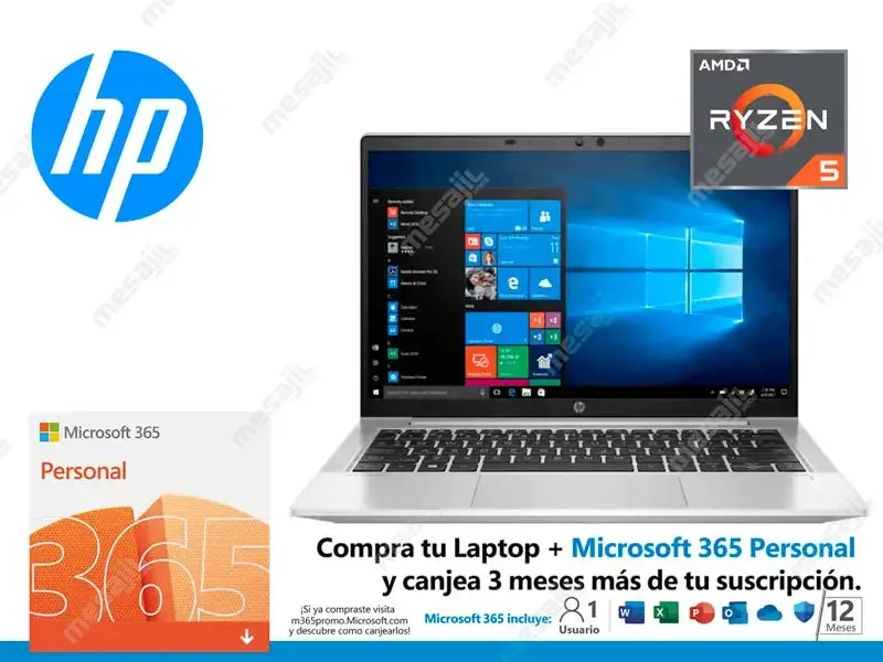 Laptop HP ProBook 635 Aero G7 AMD Ryzen 5 4500U 8GB/SSD512GB/13.3"  W10P