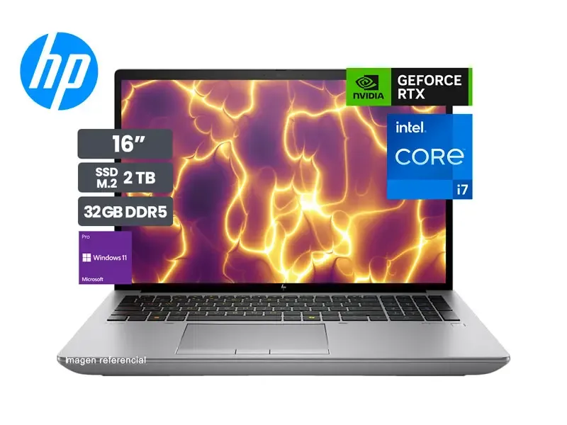 Laptop HP ZBook Fury G11 Intel i7-14700HX 32GB/SSD2TB/V12GB/16"/W11P