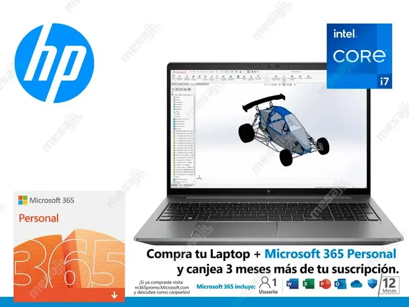 Laptop HP ZBook Power G9 Intel i7-12700H 16GB/SSD 1TB/VD8GB/15.6" W11 Pro