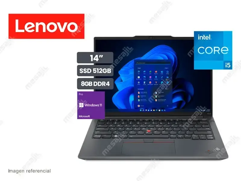 Laptop Lenovo E14 Intel i5-1335U 8GB/SSD512GB/14"/W11P
