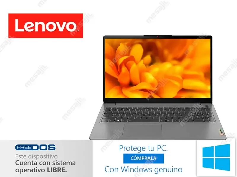 Laptop Lenovo IdeaPad 3 15ITL6 Intel i7-1165G7 8GB/SSD M.2 512GB/15.6"/No incluye windows
