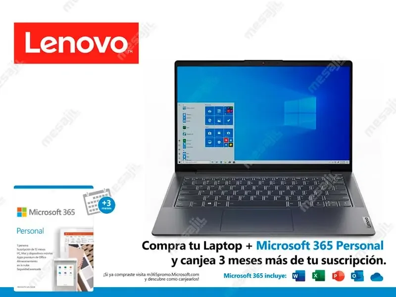 Laptop Lenovo IdeaPad 5 14ITL05  Intel Core i5-1135G7 8GB/SSD256GB/14"HD (82FE00BQLM) W10h
