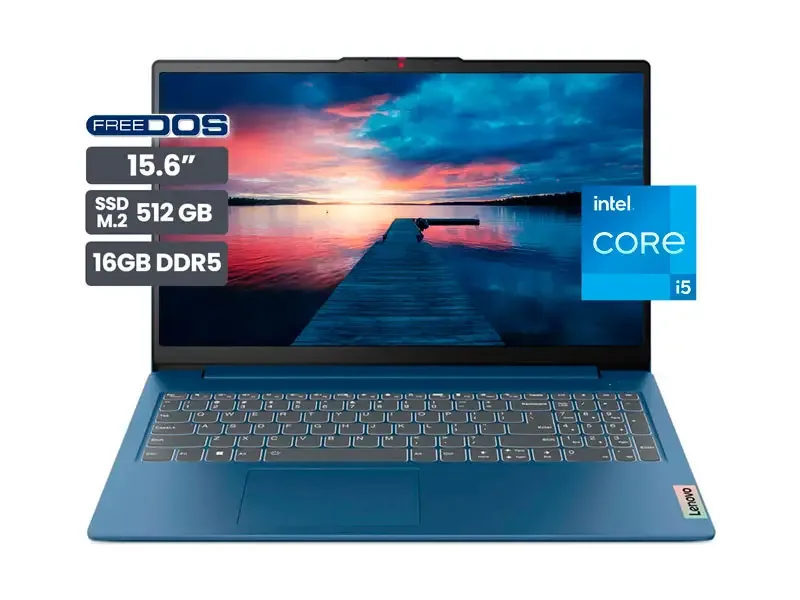 Laptop Lenovo IdeaPad Slim 3 15IAH8 15.6" Intel Core i5-12450H 16GB SD512GB No incluye Windows
