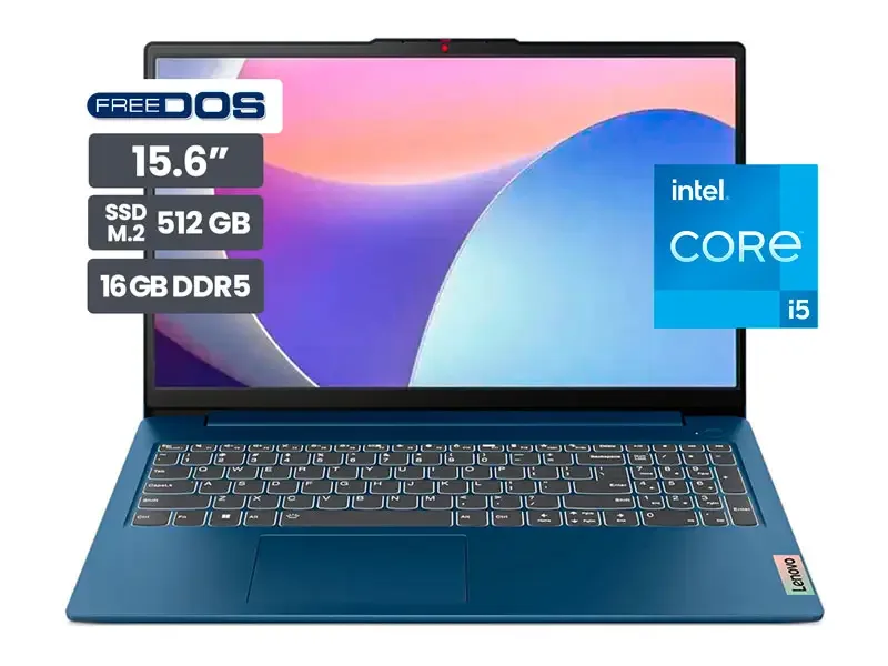 Laptop Lenovo IdeaPad  Slim 3 15IRH8 15.6" Intel Core i5-13420H 16GB SSD512GB No incluye Windows