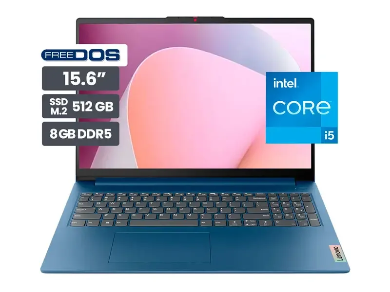 Laptop Lenovo IdeaPad  Slim 3 Intel i5-12450H 8GB/SSD512GB//15.6" FHD/FreeDos