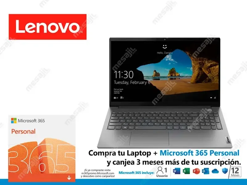 Laptop Lenovo ThinkBook 15 G2 ITL Intel Core i5-1135G7 8GB/SSD 512GB M.2/15.6"/ W10Pro
