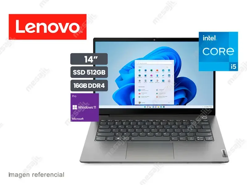 Laptop Lenovo ThinkBook14 G4 IAP  Intel Core i5-1235U 16GB/SSD512GB/14"  W11Pro