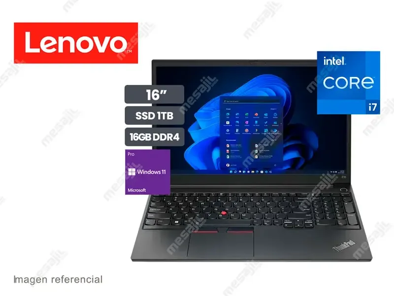 Laptop Lenovo ThinkPad E16 Intel Core i7-1355U 16GB/SSD 1TB/16" W11Pro