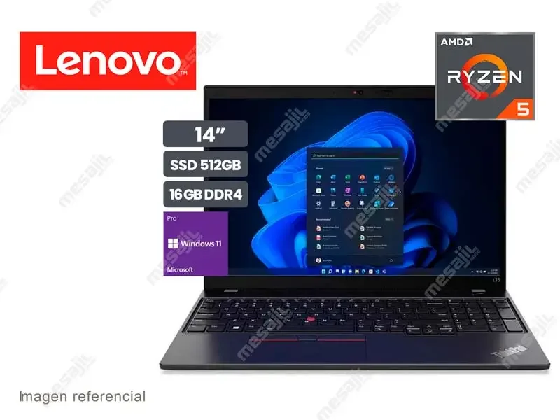 Laptop Lenovo Thinkpad L14 Gen 3 AMD Ryzen 5 PRO 5675U 16GB/SSD512GB 14" (21C6S0FF00) W11Pro